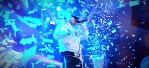 1media Confetti canons Mecca Bingo