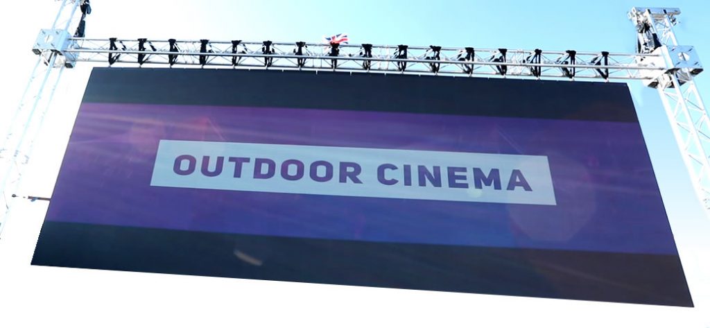 LED video wall for cinema and outdoor events - Lancashire,Cumbria and the Lakes
