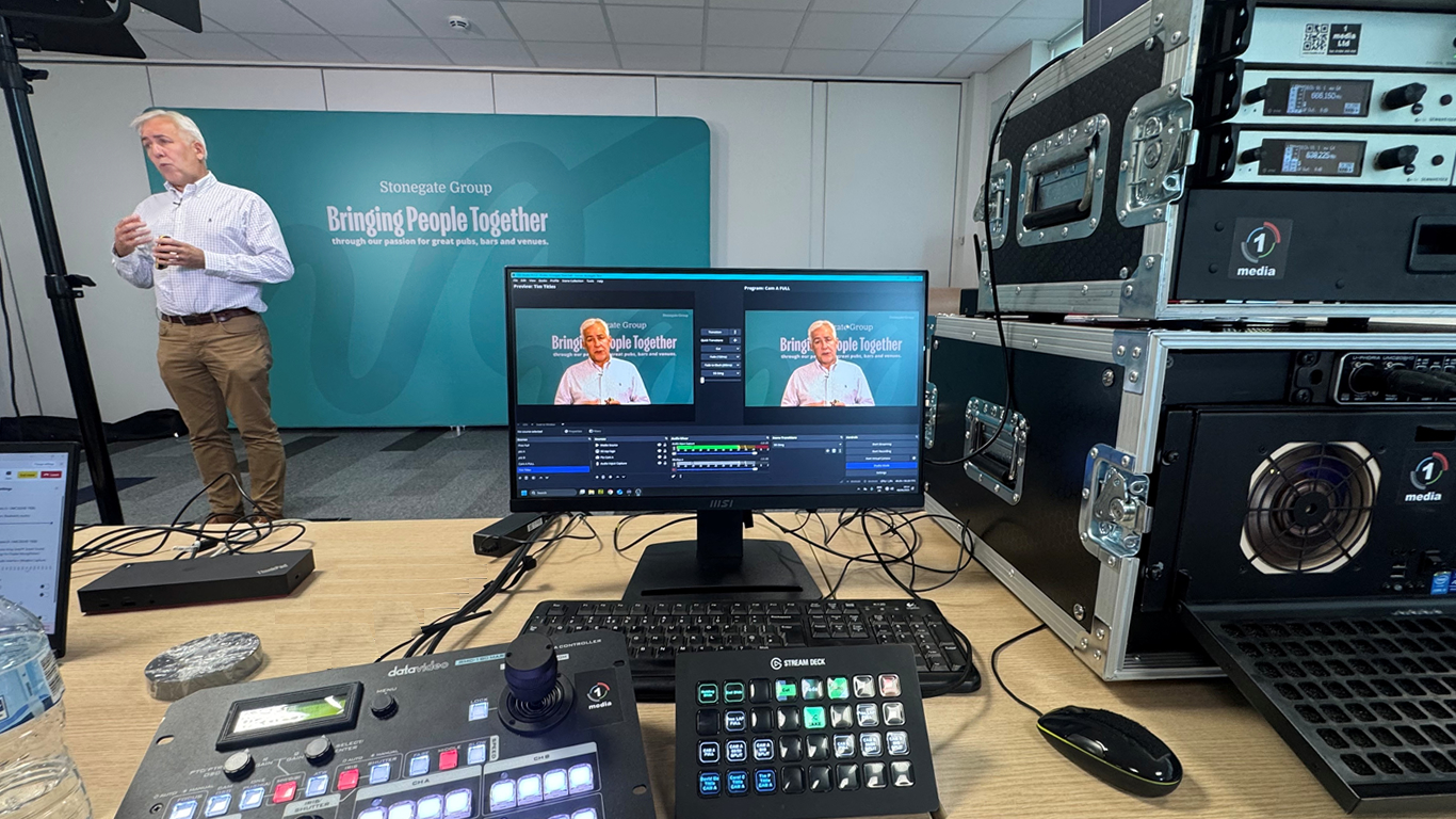 hybrid events - streaming live events stream to Teams stream to Zoom stream to Youtube 1 media ltd